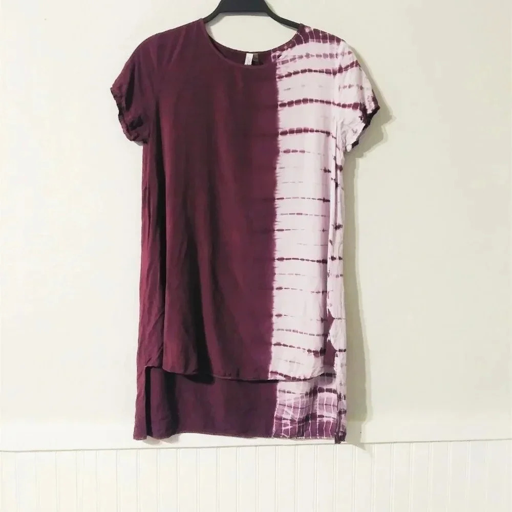 Lori + Mari Tie Dye‎ Ombre Shirt Dress